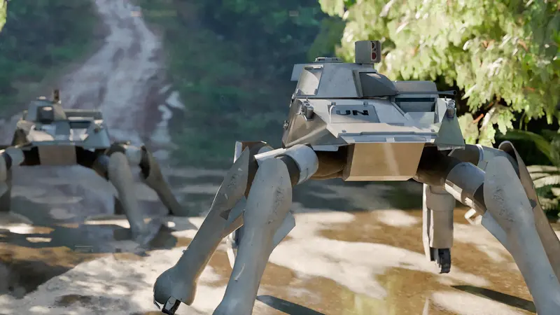 AMBUSHED MECH - MAIN RENDERS - Image 2